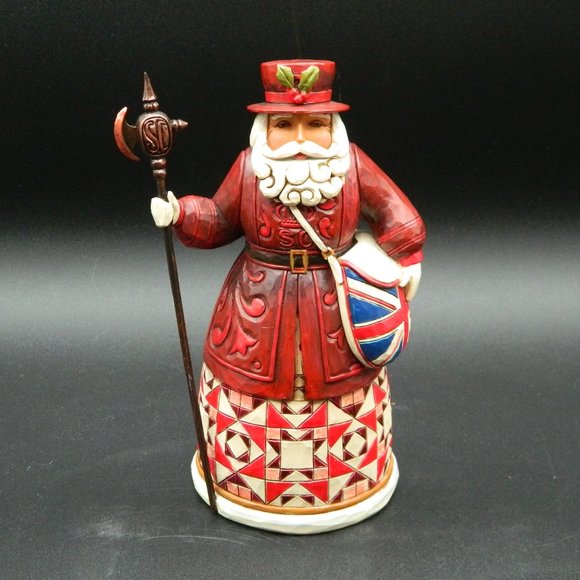 Jim Shore Heartwood Creek British Father Christmas 7" #4017649 - Picture 1 of 7